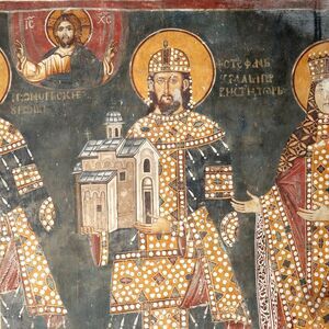 Ктиторска композиција, детаљ