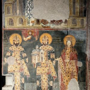 Ктиторска композиција, детаљ