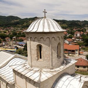 Горње зоне и кровни покривачи ариљске цркве
