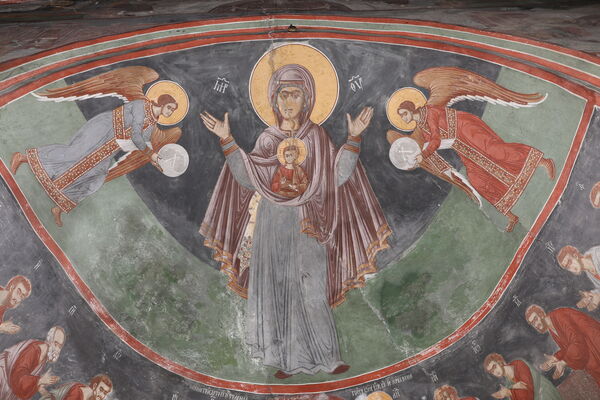 Mother of God with Infant Christ and Two Archangels