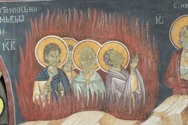 Calendar, St. Agathonicus and comrades in the fire