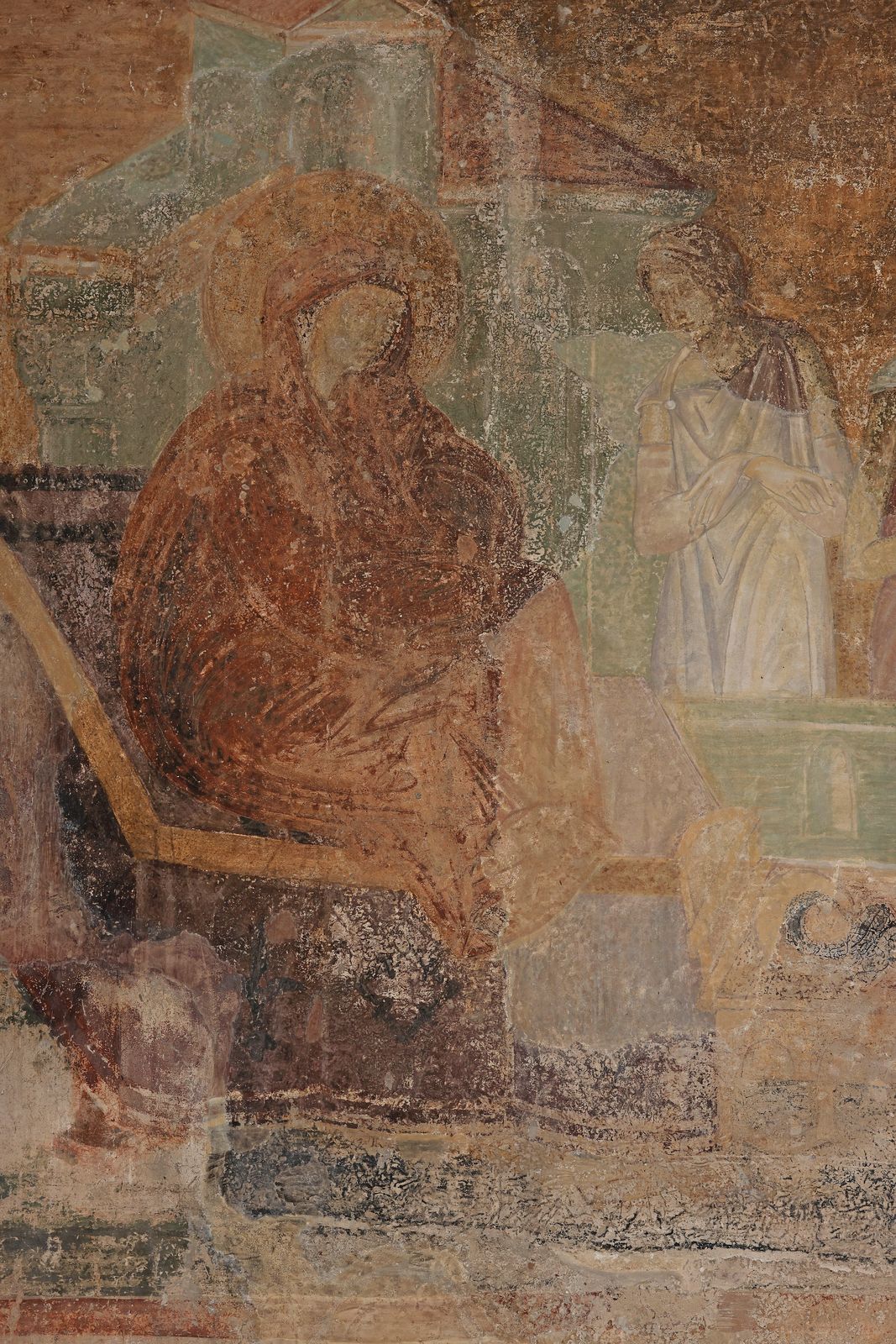 Nativity of the Virgin, detail