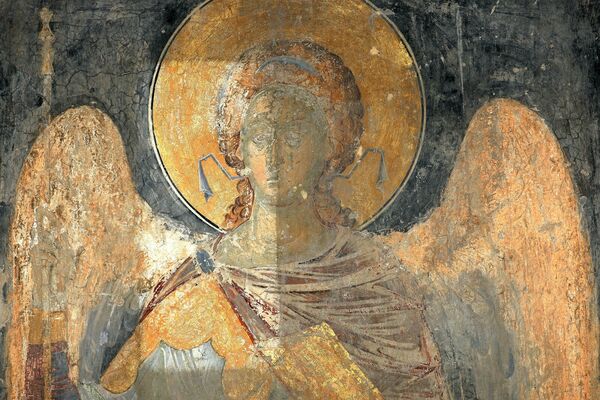 Archangel Gabriel, detail