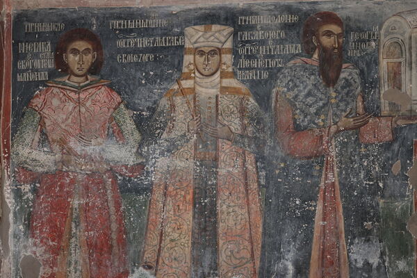 Ктиторска композиција, детаљ