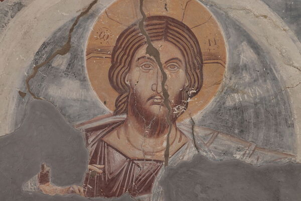 Христос Сведржитељ, детаљ