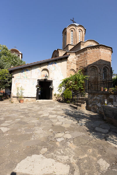 East side of the church