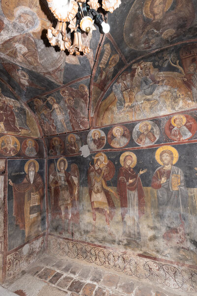 Painting of the north side of the nave