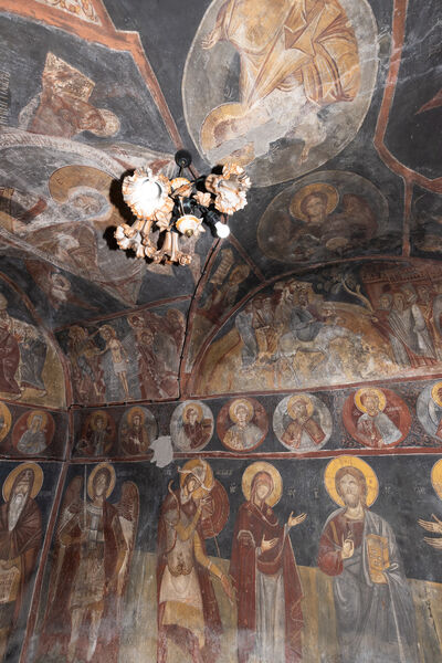 Painting of the northwest part of the chapel