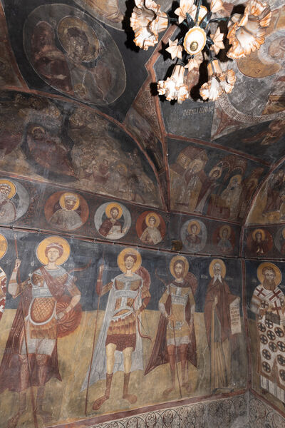Painting of the south side of the nave