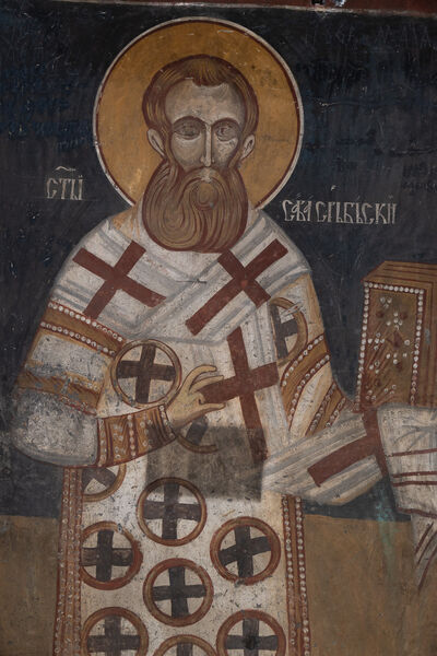 St. Sava the Serbian, detail