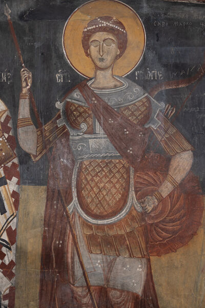 St. George, detail
