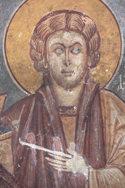 St. Damian, detail