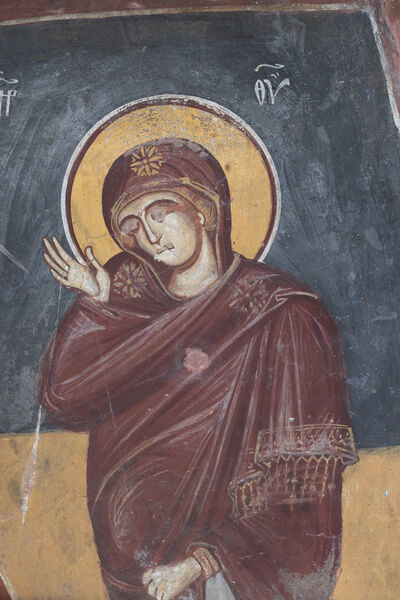 Annunciation, detail