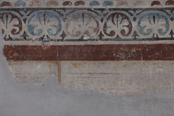 Founding inscription, detail