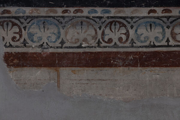 Founding inscription, detail