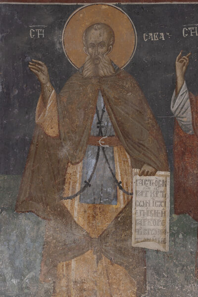 St. Sava of Jerusalem, detail