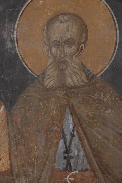 St. Sava of Jerusalem, detail