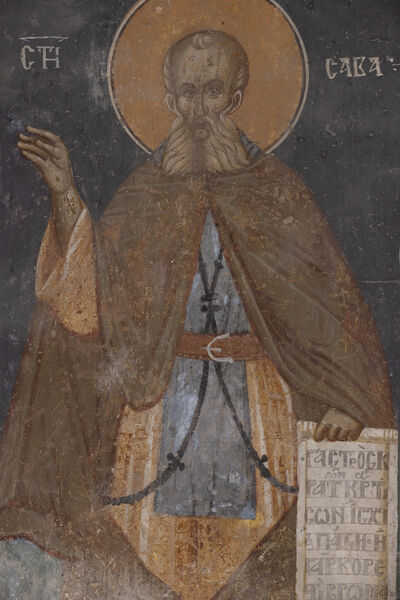 St. Sava of Jerusalem, detail