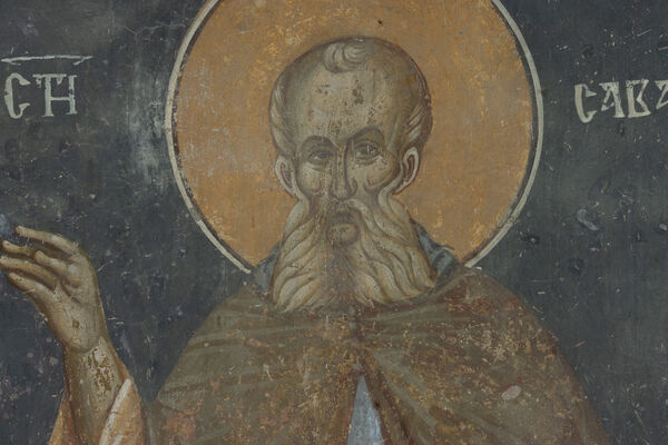 St. Sava of Jerusalem, detail