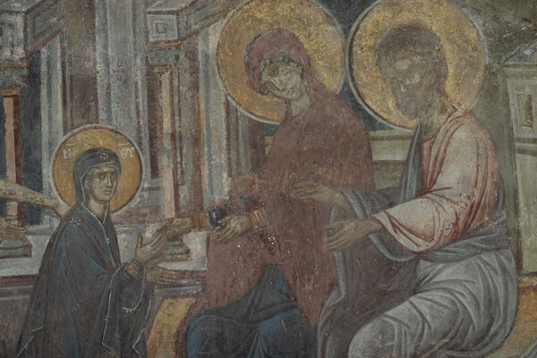 First Steps of the Virgin Mary, detail