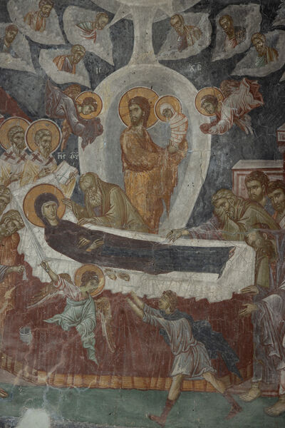 Dormition of the Virgin Mary, detail