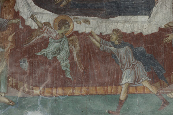 Dormition of the Virgin Mary, detail
