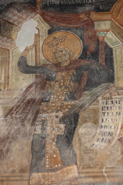 Annunciation, detail