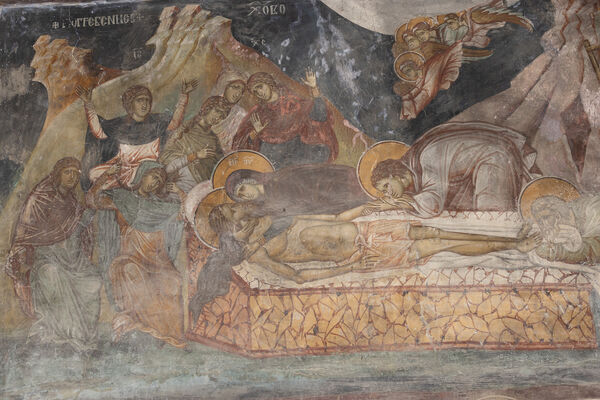 Lamentation of Christ, detail