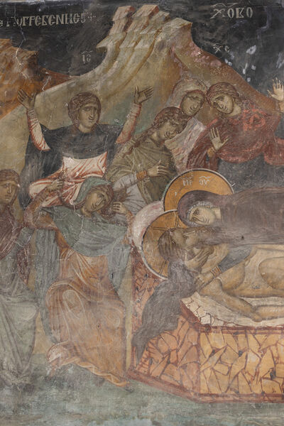 Lamentation of Christ, detail