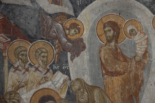 Dormition of the Virgin Mary, detail