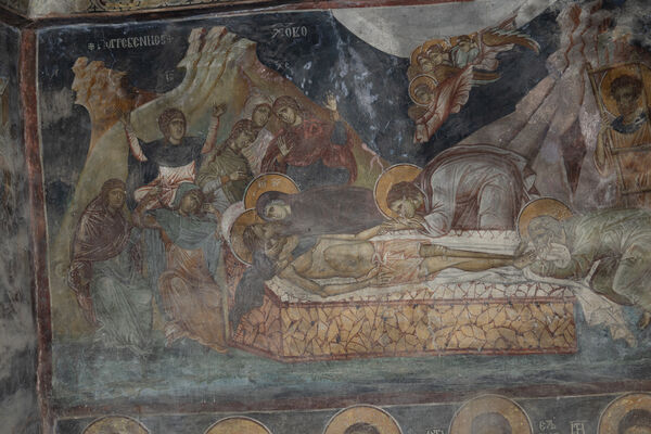 Lamentation of Christ, detail