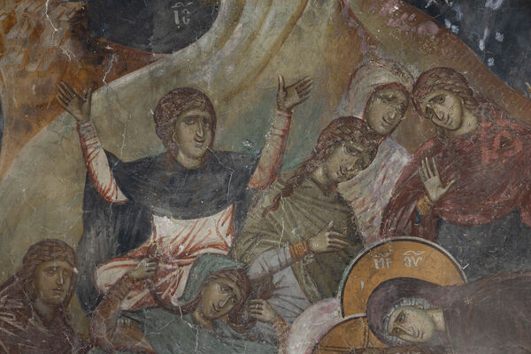 Lamentation of Christ, detail