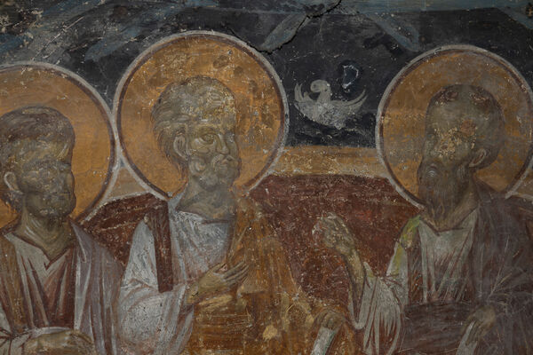 Descent of the Holy Spirit on the Apostles, detail