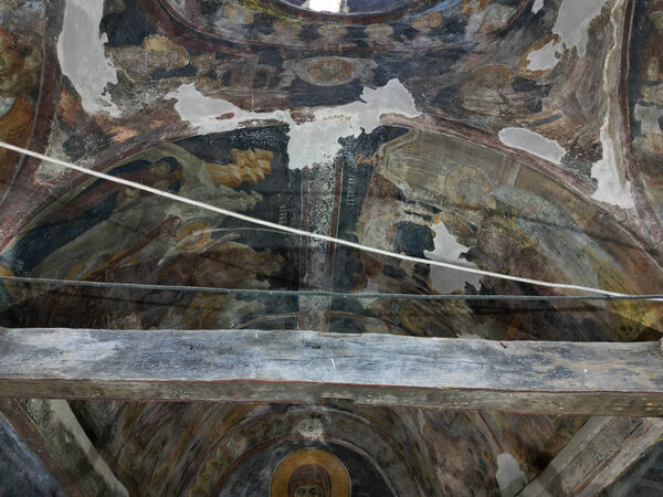 Meeting and Myrrh-bearing Women at the Tomb of Christ