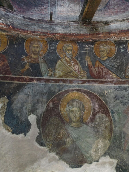 Angel in a medallion and the martyrs of Sebaste