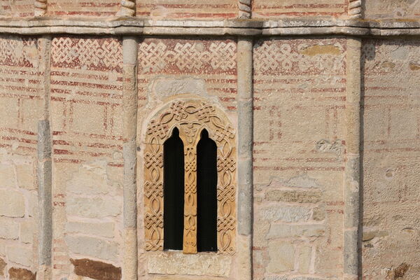 Fresco decoration of the eastern facade