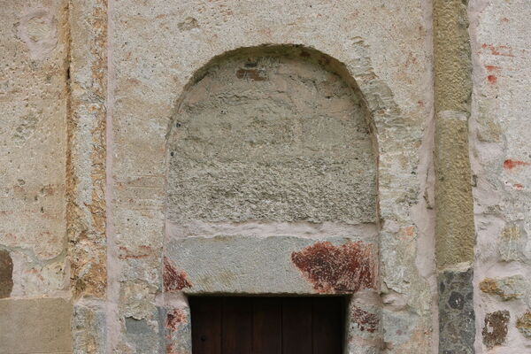 North apse entrance, detail