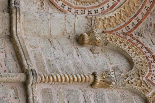 Detail of the blind arcade of the south narthex