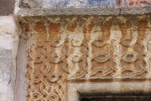 Portal on the west facade of the narthex, detail