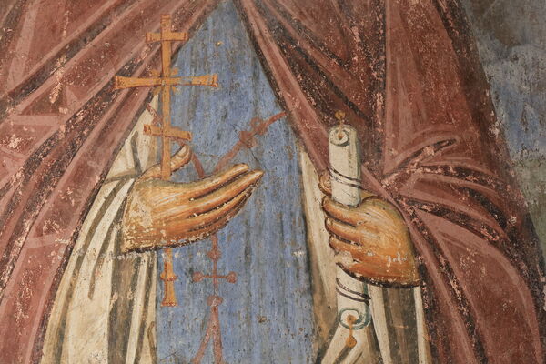 St. Athanasius of Athos, detail