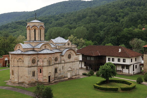 Northeast side of the church