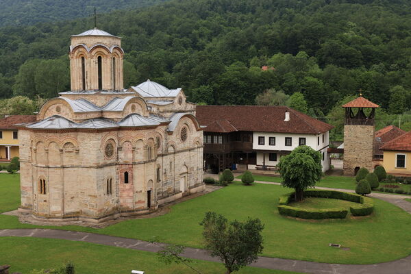 Northeast side of the church