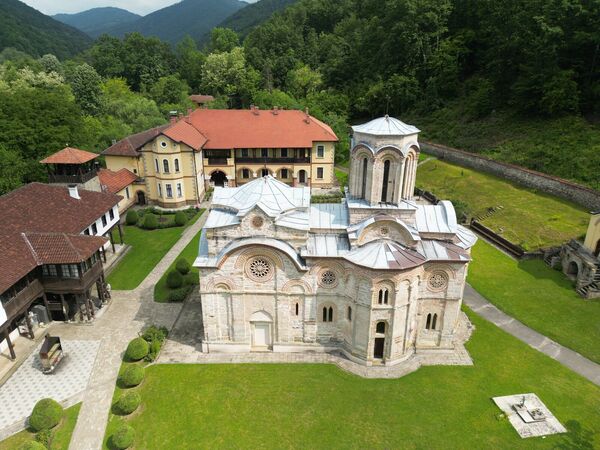 View of the monastery from above