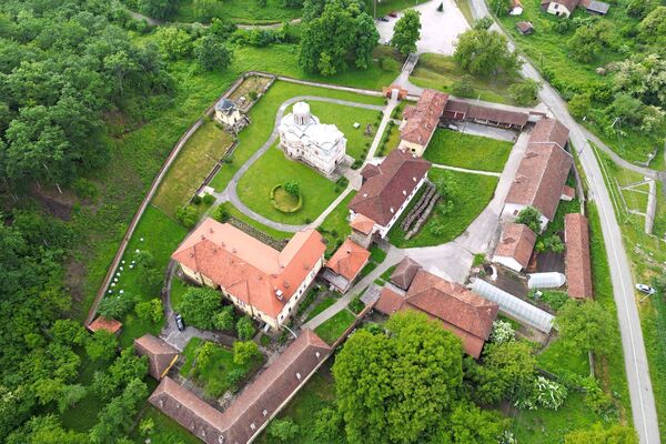 View of the monastery from above