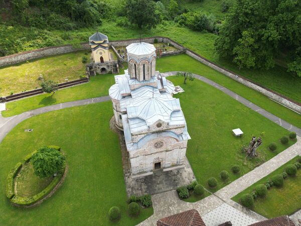 View of the monastery from above