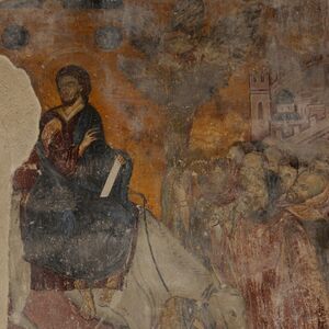 Улазак у Јерусалим, детаљ