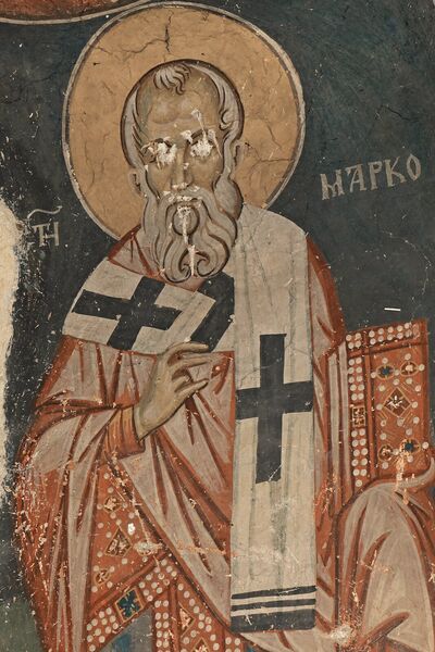 Saint Mark, detail