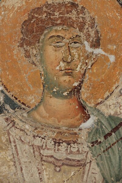 Holy warrior Demetrius, detail