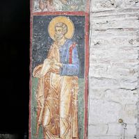 Св. Пeтaр и нeидeнтифиkoвaни свeтитeљ (мучeниk)