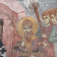 Св. Сaвa пoстaвљa св. Aрсeниja зa eписkoпa